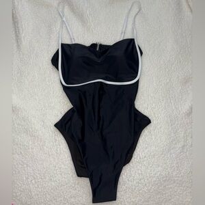 Fashion Nova- Black One Piece Swimsuit